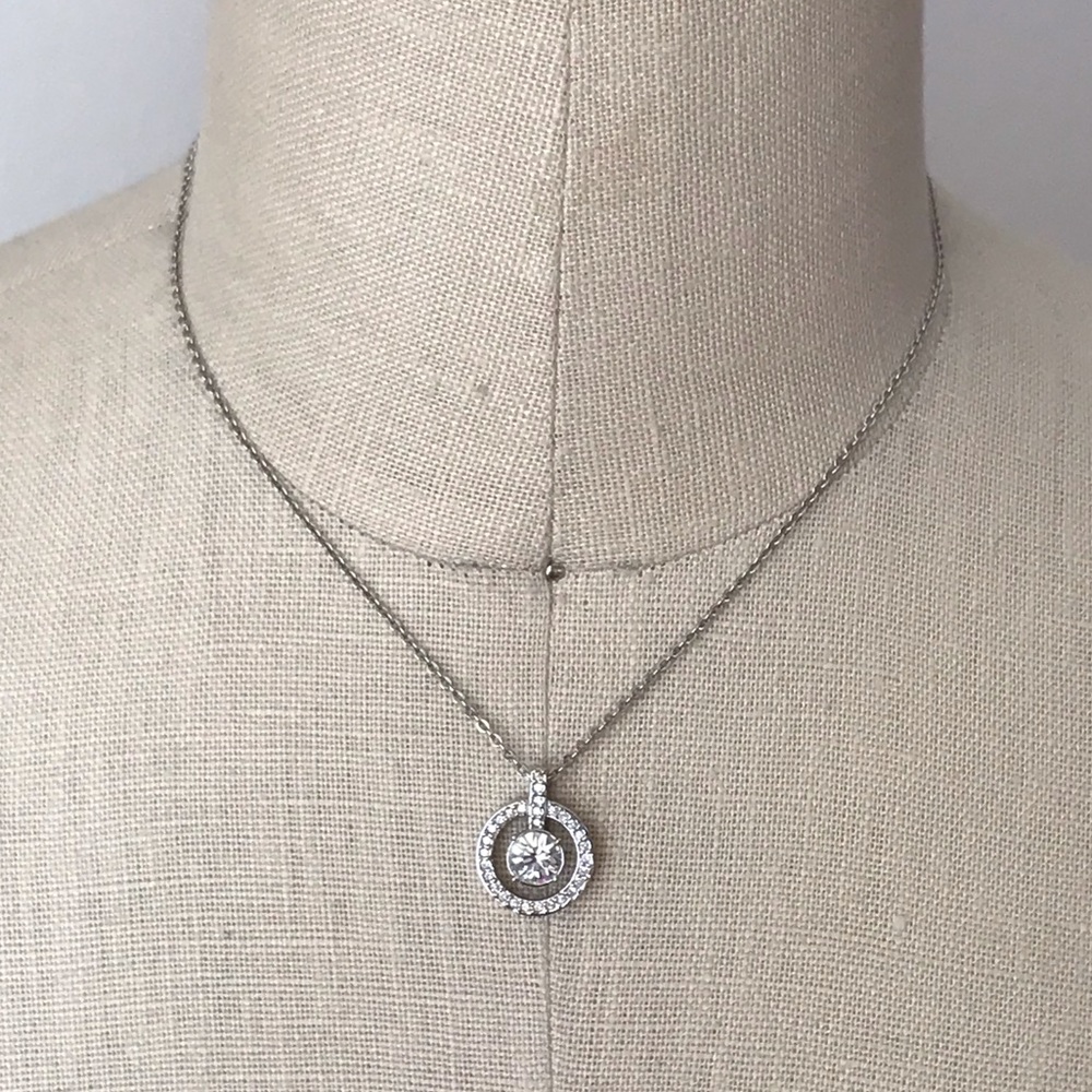 Swarovski Circle Crystal Necklace